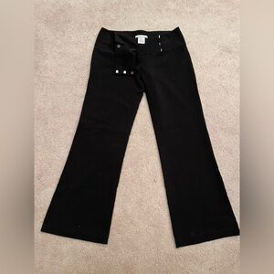 Charlotte Russe Black Wide-Leg Pants